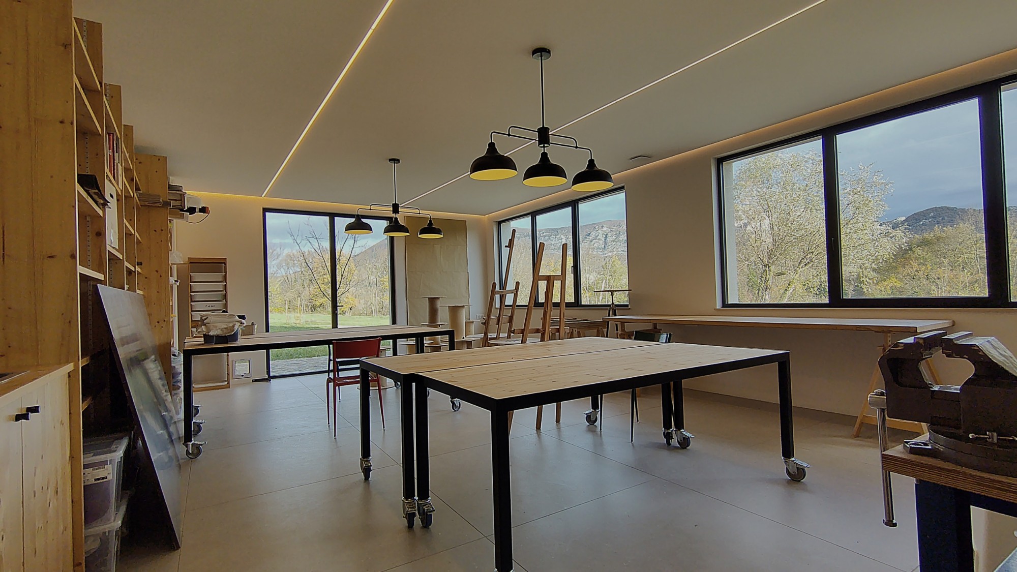 salles dédiées lors de séjours de répit et de reconstruction au Quinson