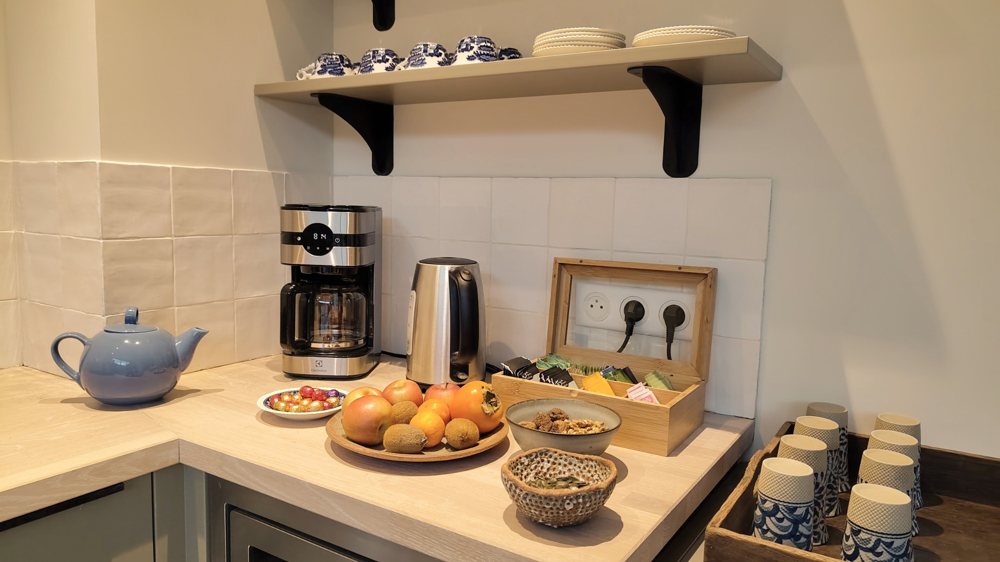 tisanes et encas lors de séjours de répit et de reconstruction au Quinson