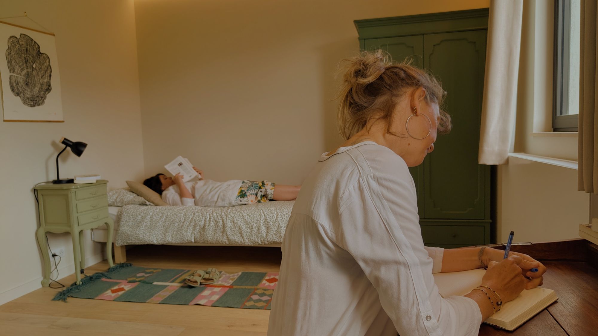 Chambre lors de séjours Un temps hors du temps en Drôme