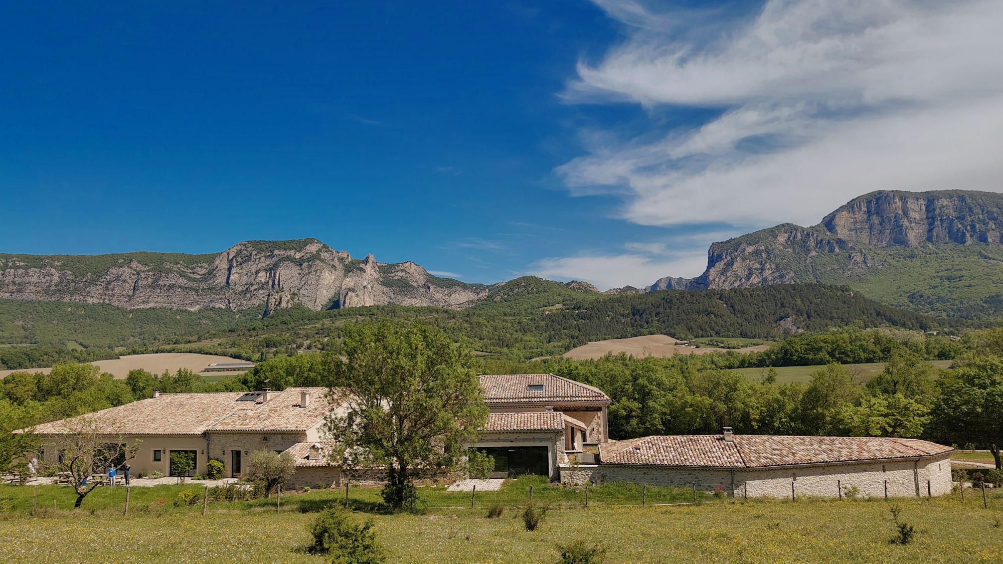 La maison lors des séjours Un temps hors du temps en Drôme