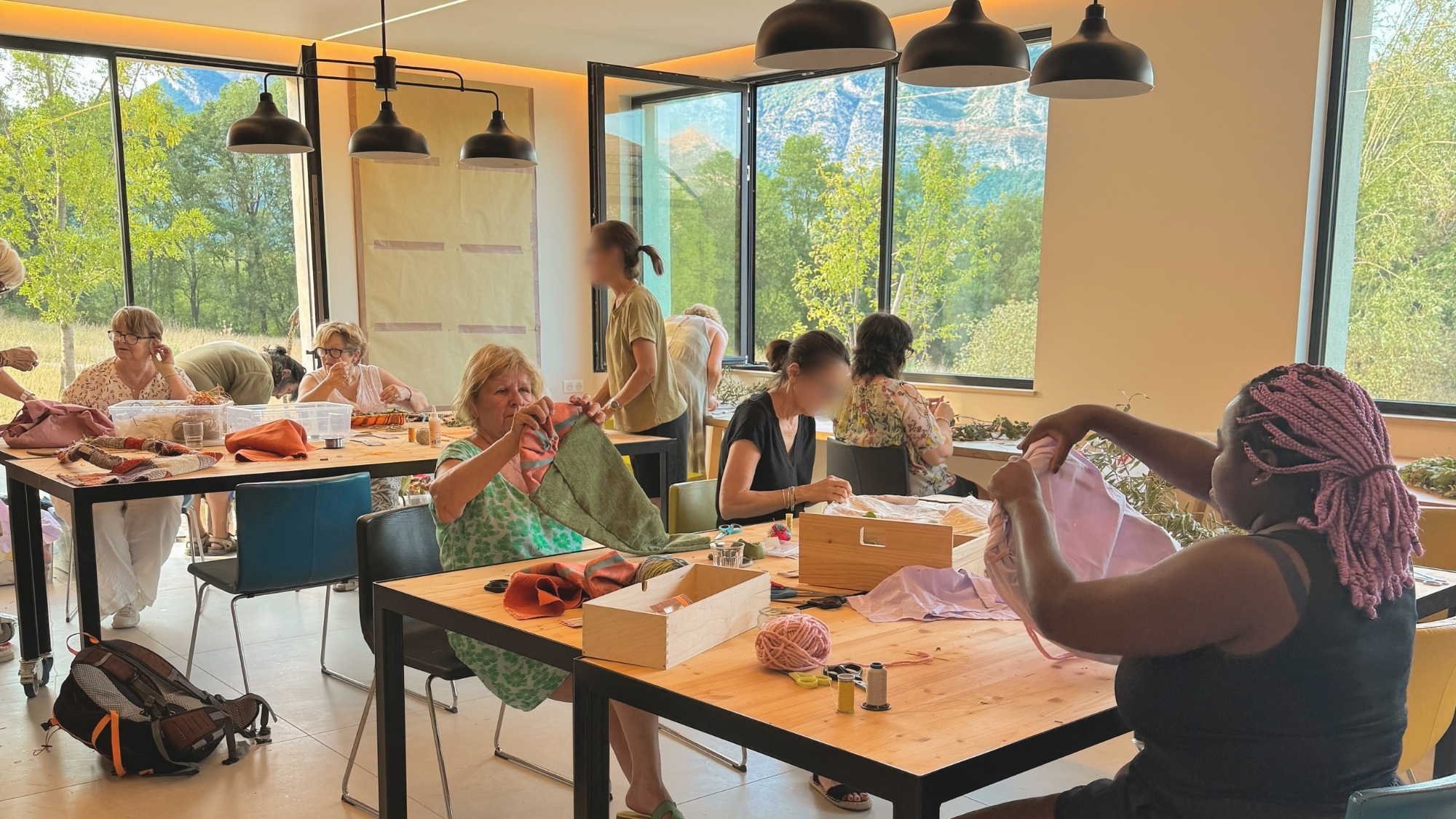 Ateliers, lors de séjours un temps hors du temps en Drôme