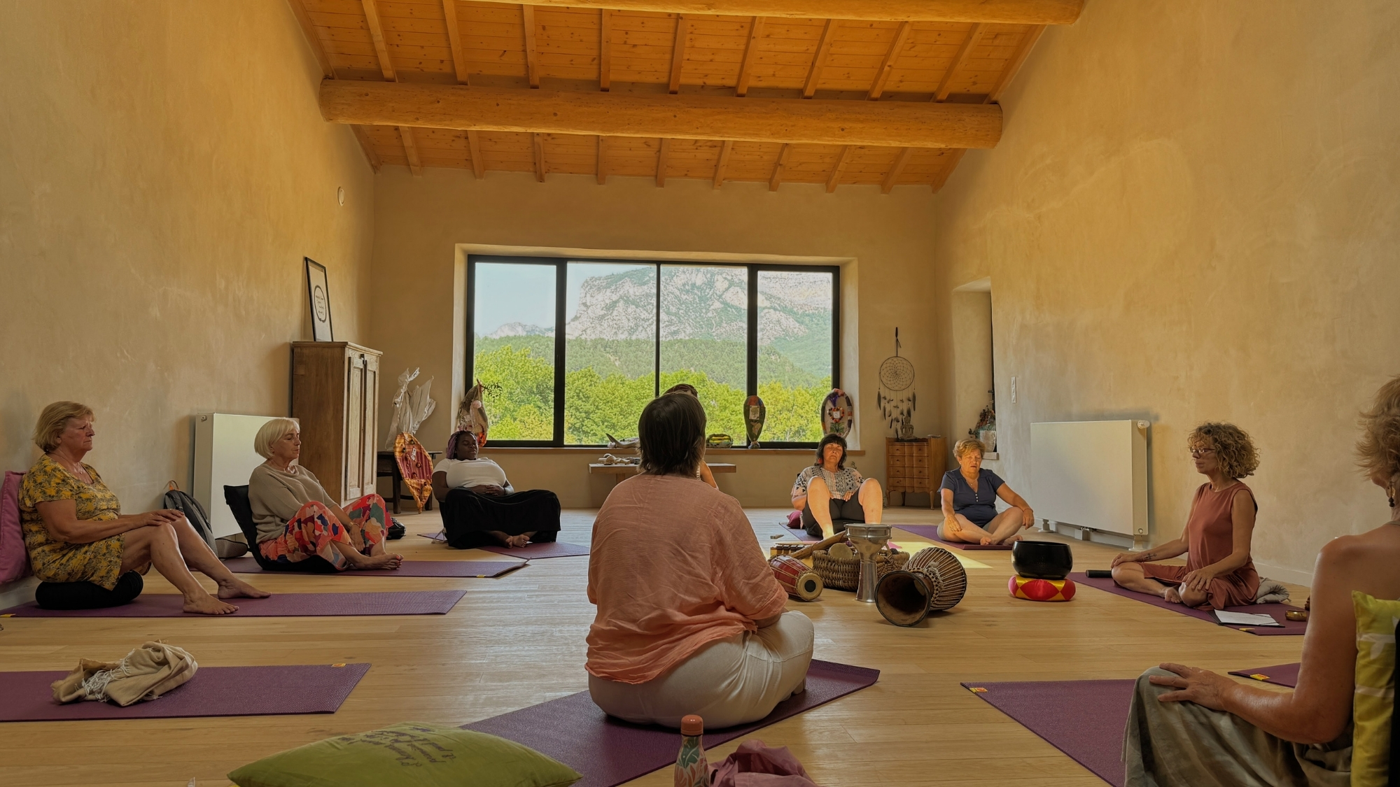 Ateliers sur le corps lors de séjours un temps hors du temps en Drôme
